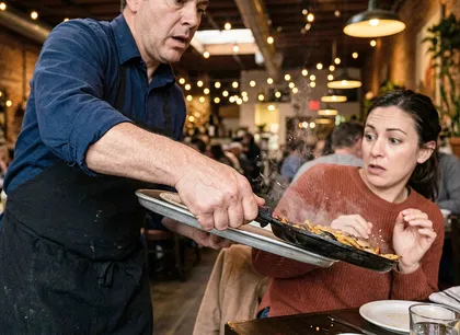 Restaurant hot food spill injury liability