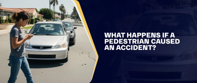 What Happens If A Pedestrian Caused An Accident