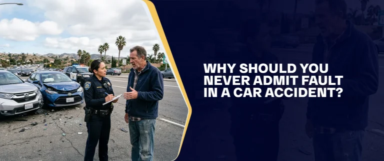 Why Should You Never Admit Fault In A Car Accident