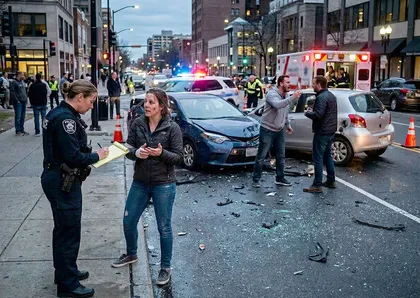 liability investigation after distracted driving rideshare crash