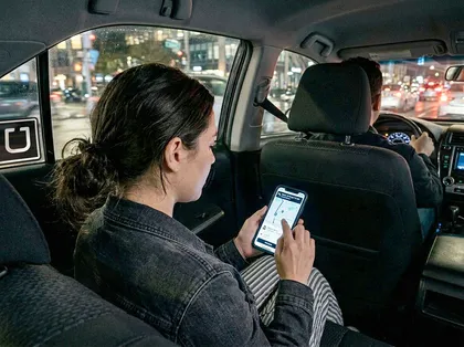 rideshare passenger injury during active Uber trip in California