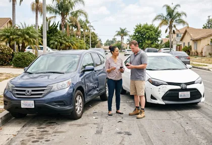 California shared liability car accident claim