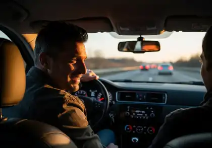 Conductor distraído mientras hablaba al volante
