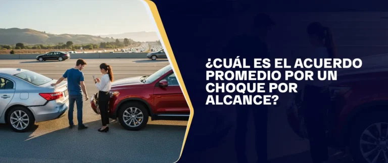 ¿Cuál Es El Acuerdo Promedio Por Un Choque Por Alcance?