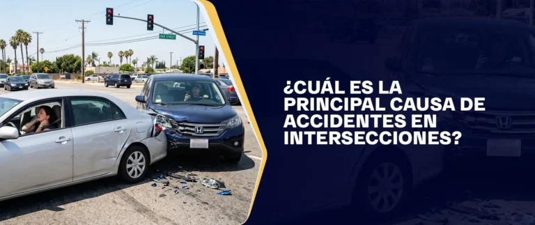 Cuál Es La Principal Causa De Accidentes En Intersecciones