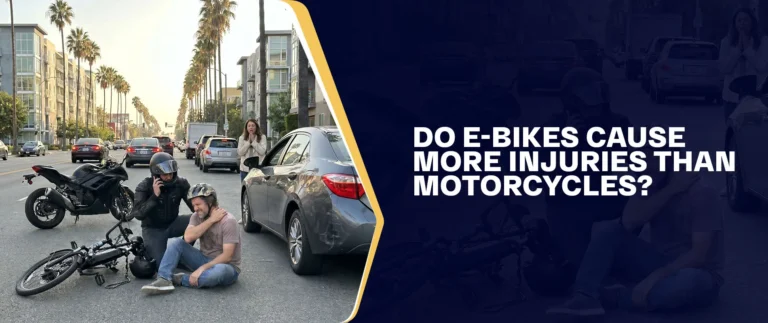 Do E-Bikes Cause More Injuries Than Motorcycles