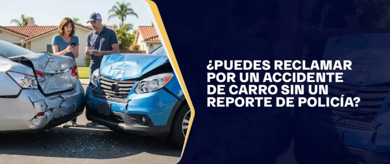 Puedes Reclamar Por Un Accidente De Carro Sin Un Reporte De Policía