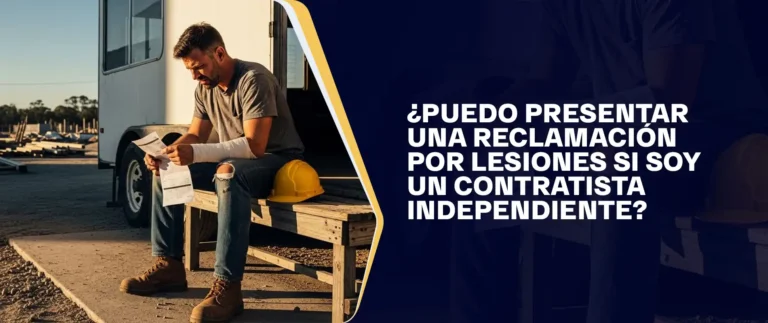 ¿Puedo Presentar Una Reclamación Por Lesiones Si Soy Un Contratista Independiente?