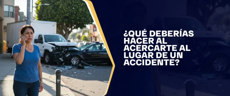 Qué Deberías Hacer Al Acercarte Al Lugar De Un Accidente