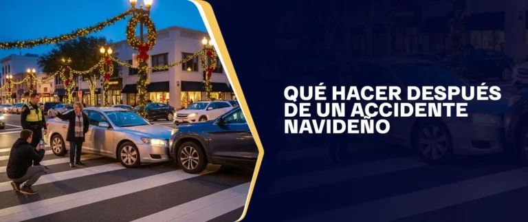 Qué Hacer Después De Un Accidente Navideñ