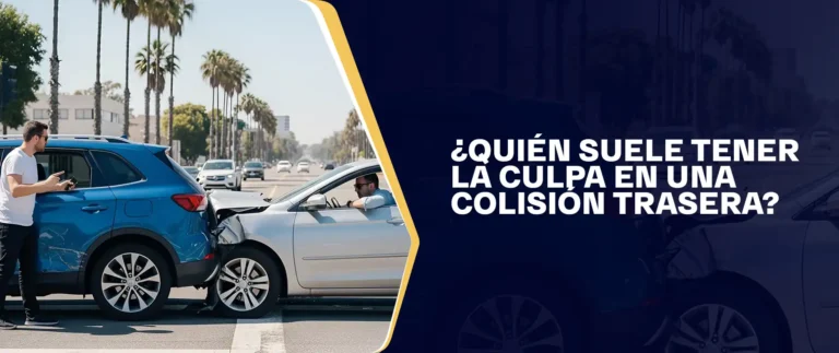 Quién Suele Tener La Culpa En Una Colisión Trasera