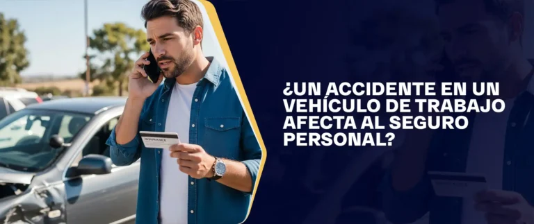 Un Accidente En Un Vehículo De Trabajo Afecta Al Seguro Personal