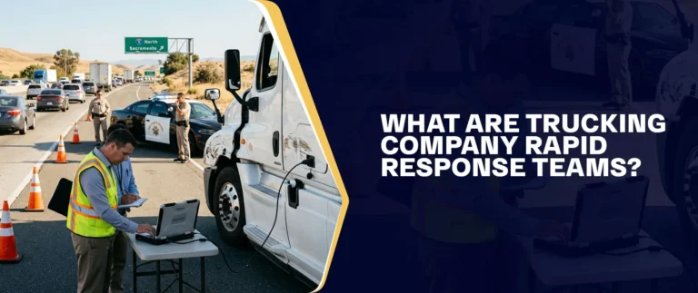 What Are Trucking Company Rapid Response Teams