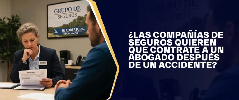 ¿Las Compañías De Seguros Quieren Que Contrate A Un Abogado Después De Un Accidente?