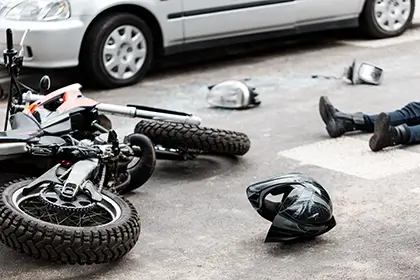 Causas habituales de los accidentes de moto