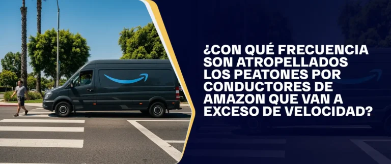 ¿Con Qué Frecuencia Son Atropellados Los Peatones Por Conductores De Amazon Que Van A Exceso De Velocidad?