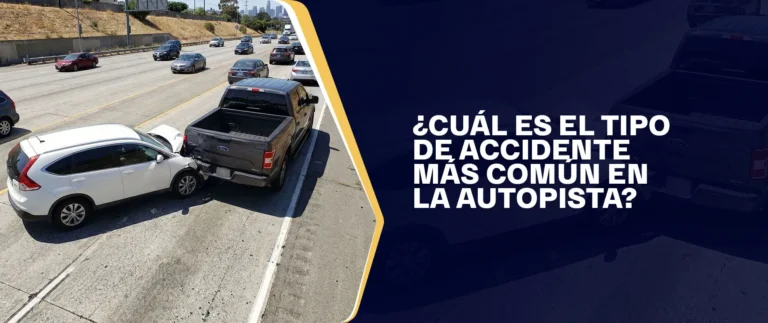 Cuál Es El Tipo De Accidente Más Común En La Autopista