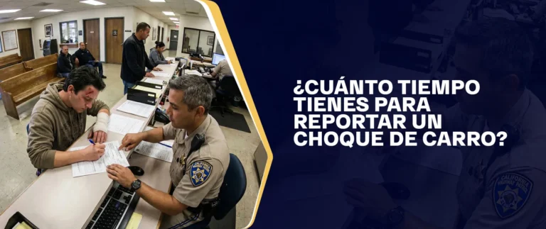 Cuánto Tiempo Tienes Para Reportar Un Choque De Carro