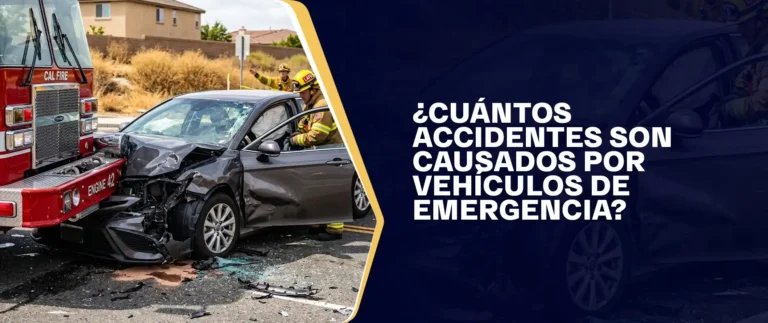 ¿Cuántos Accidentes Son Causados Por Vehículos De Emergencia?
