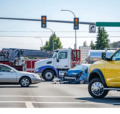 Determinación de la parte responsable en accidentes de camión