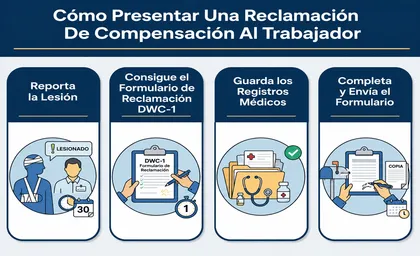Guía paso a paso para presentar una reclamación de indemnización por accidente laboral