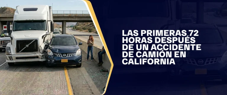 Las Primeras 72 Horas Después De Un Accidente De Camión En California