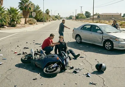 Motorcycle crash involving learner’s permit restrictions