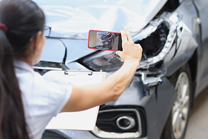 Pruebas tras un accidente de tráfico