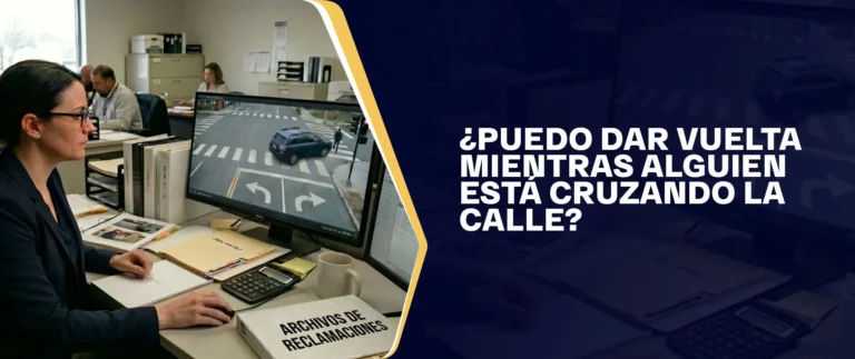 Puedo Dar Vuelta Mientras Alguien Está Cruzando La Calle