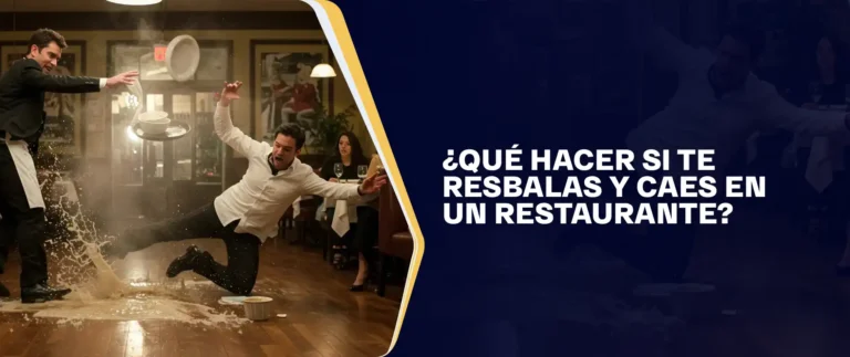 ¿Qué Hacer Si Te Resbalas Y Caes En Un Restaurante?