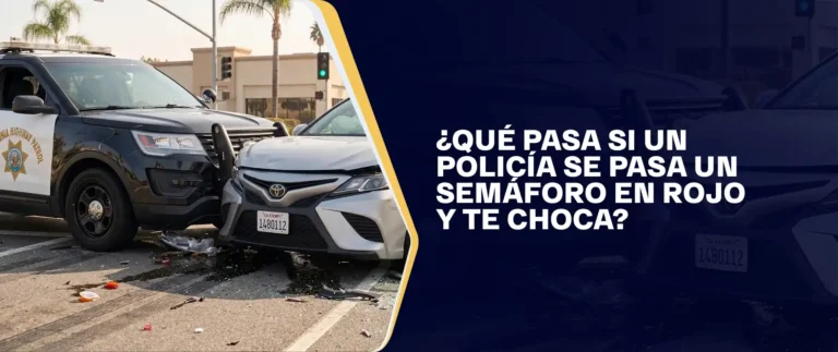 ¿Qué Pasa Si Un Policía Se Pasa Un Semáforo En Rojo Y Te Choca?