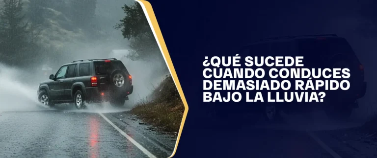 Qué Sucede Cuando Conduces Demasiado Rápido Bajo La Lluvia