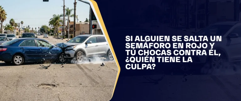 Si Alguien Se Salta Un Semáforo En Rojo Y Tú Chocas Contra Él, ¿Quién Tiene La Culpa