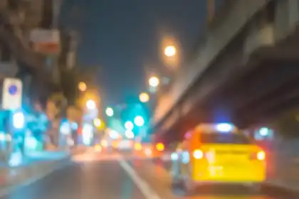 Visión borrosa tras un accidente