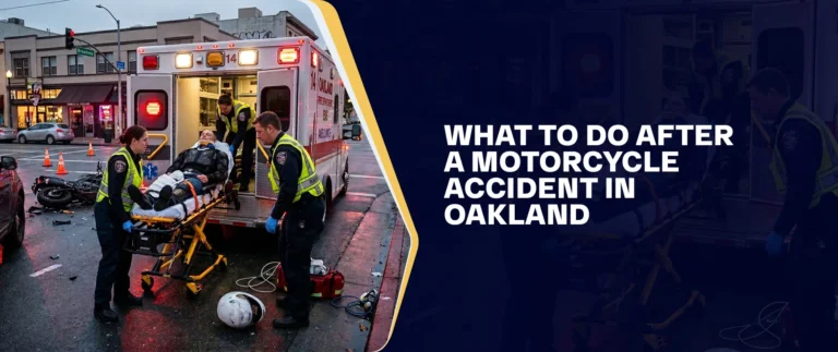 What To Do After A Motorcycle Accident In Oakland