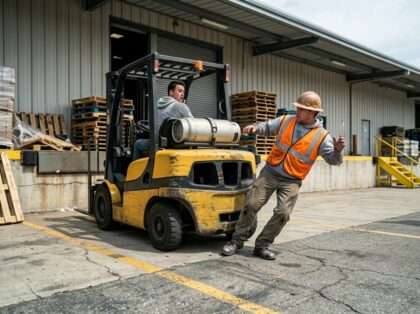 Worker injured in forklift workplace accident