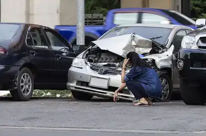 accidente de tráfico en California