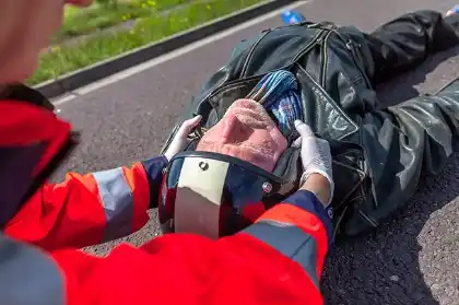 motorista herido con traumatismo craneal