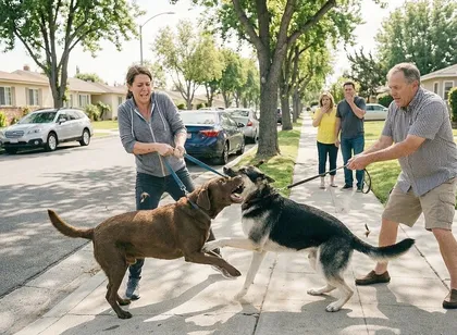 propietarios que separan a los perros durante un litigio sobre responsabilidad por ataque de perro en California