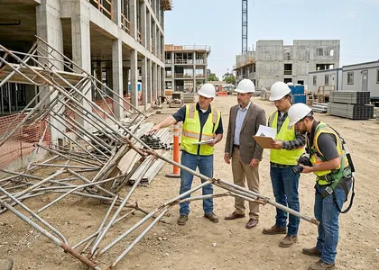 scaffold accident investigation for partial fault liability claim