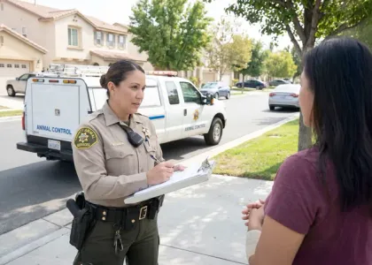 Víctima de una mordedura de perro en Orinda reporta el ataque a Contra Costa Animal Services.