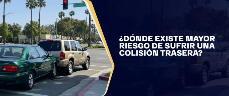 ¿Dónde Existe Mayor Riesgo De Sufrir Una Colisión Trasera