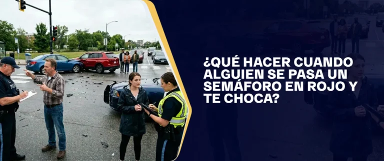¿Qué Hacer Cuando Alguien Se Pasa Un Semáforo En Rojo Y Te Choca