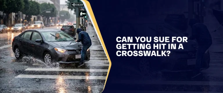 Can You Sue For Getting Hit In A Crosswalk
