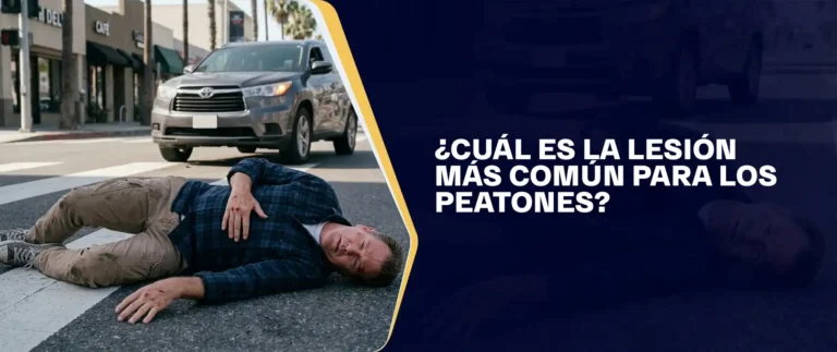 ¿Cuál Es La Lesión Más Común Para Los Peatones?