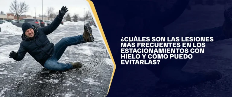 ¿Cuáles Son Las Lesiones Más Frecuentes En Los Estacionamientos Con Hielo Y Cómo Puedo Evitarlas?