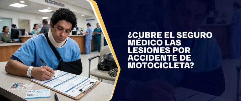 Cubre El Seguro Médico Las Lesiones Por Accidente De Motocicleta
