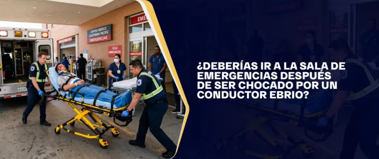 Deberías Ir A La Sala De Emergencias Después De Ser Chocado Por Un Conductor Ebrio