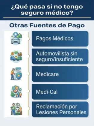 Otras fuentes de pago que pueden utilizarse para el seguro médico