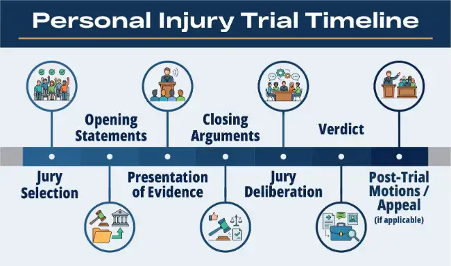 Personal Injury Trial Timeline